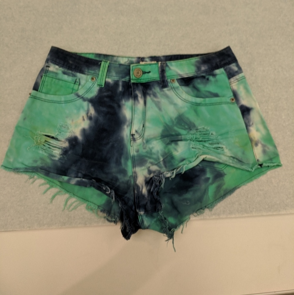 Tie dye shorts